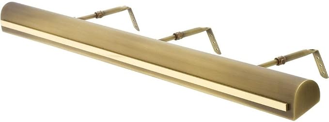 36-inch Classic Traditional Satin Nickel Polished Nickel Strap Plug-In Picture Light