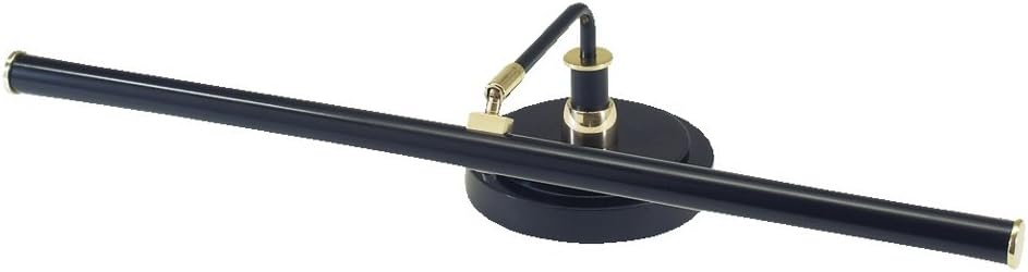 4-inch Piano/desk Black Polished Brass Desk Lamp