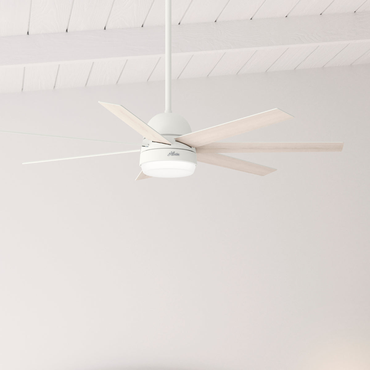 60 inch Phenomenon Wi-Fi ENERGY STAR® Matte White Ceiling Fan with LED Light Kit and Wall Control