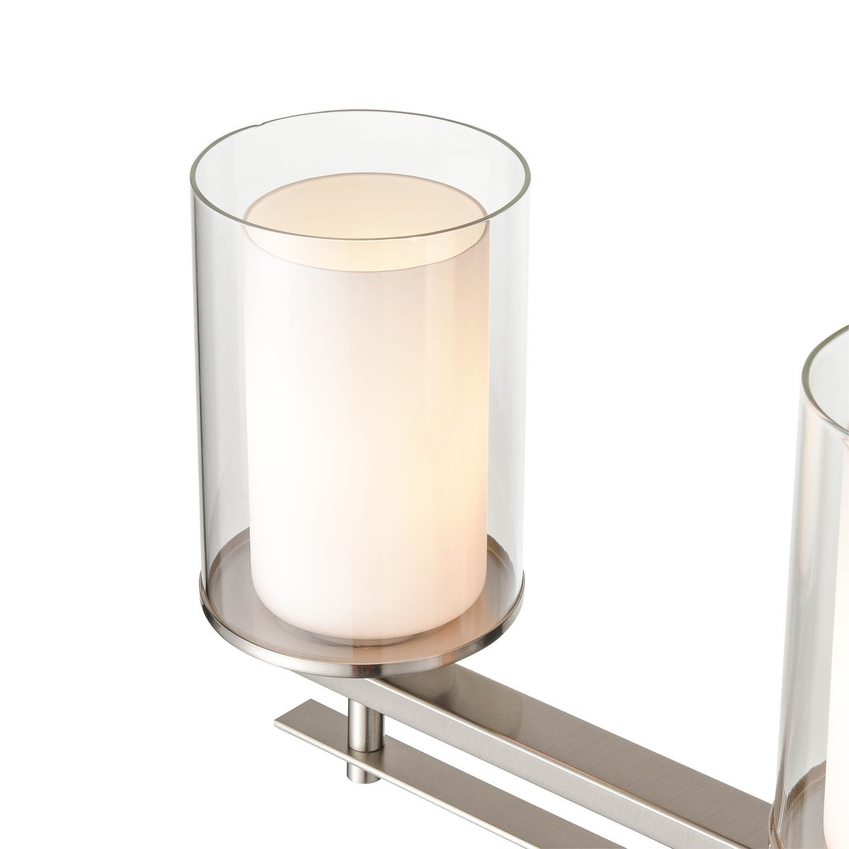 31'' Huderson Brushed Nickel 4 Light Bath Vanity