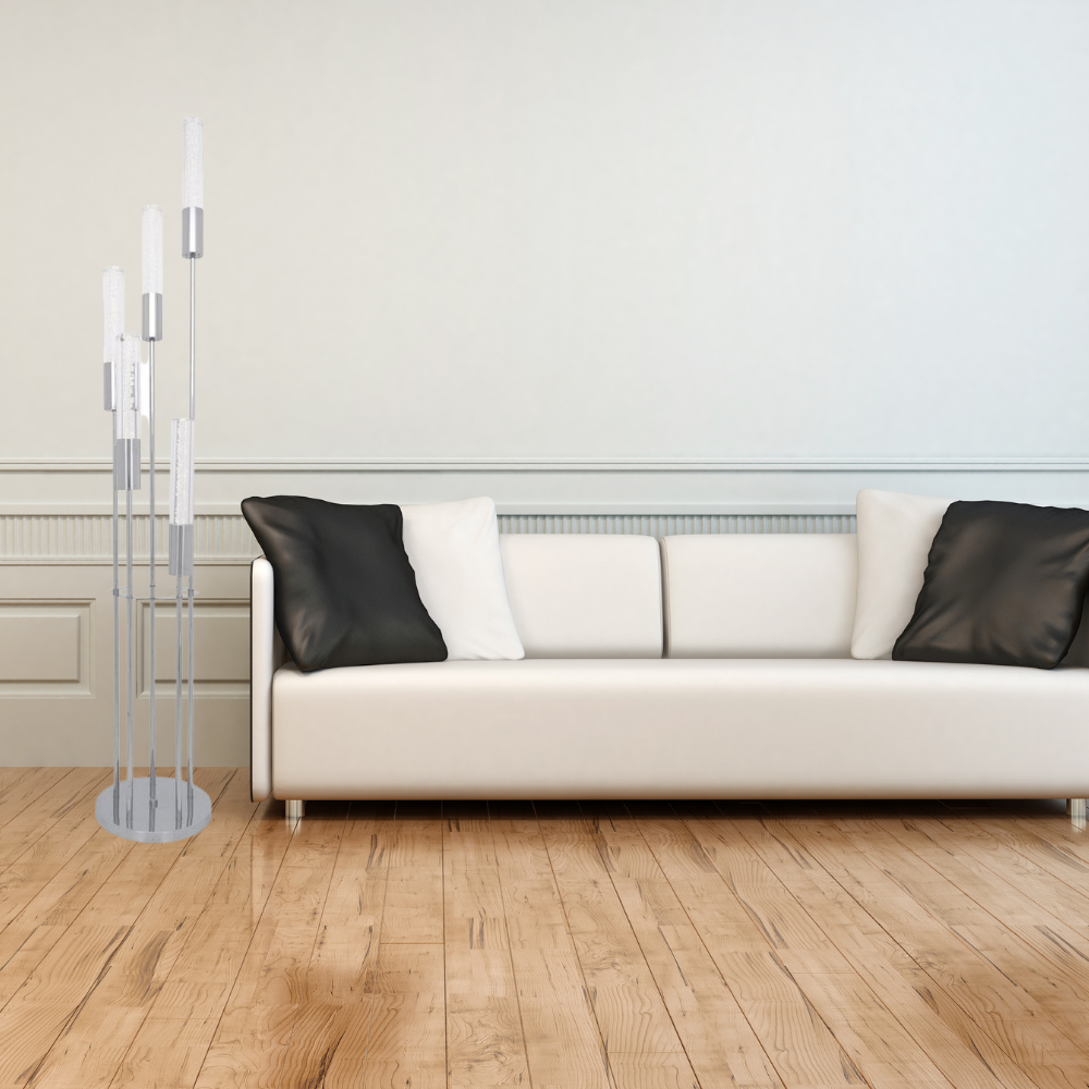Sparkling Acrylic LED Floor Lamp | 5 Light