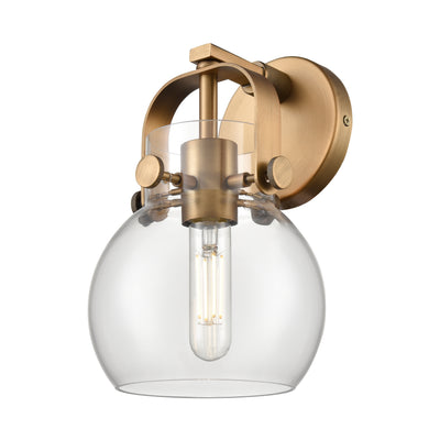 Downtown Urban Sconce Cast Brass Finish