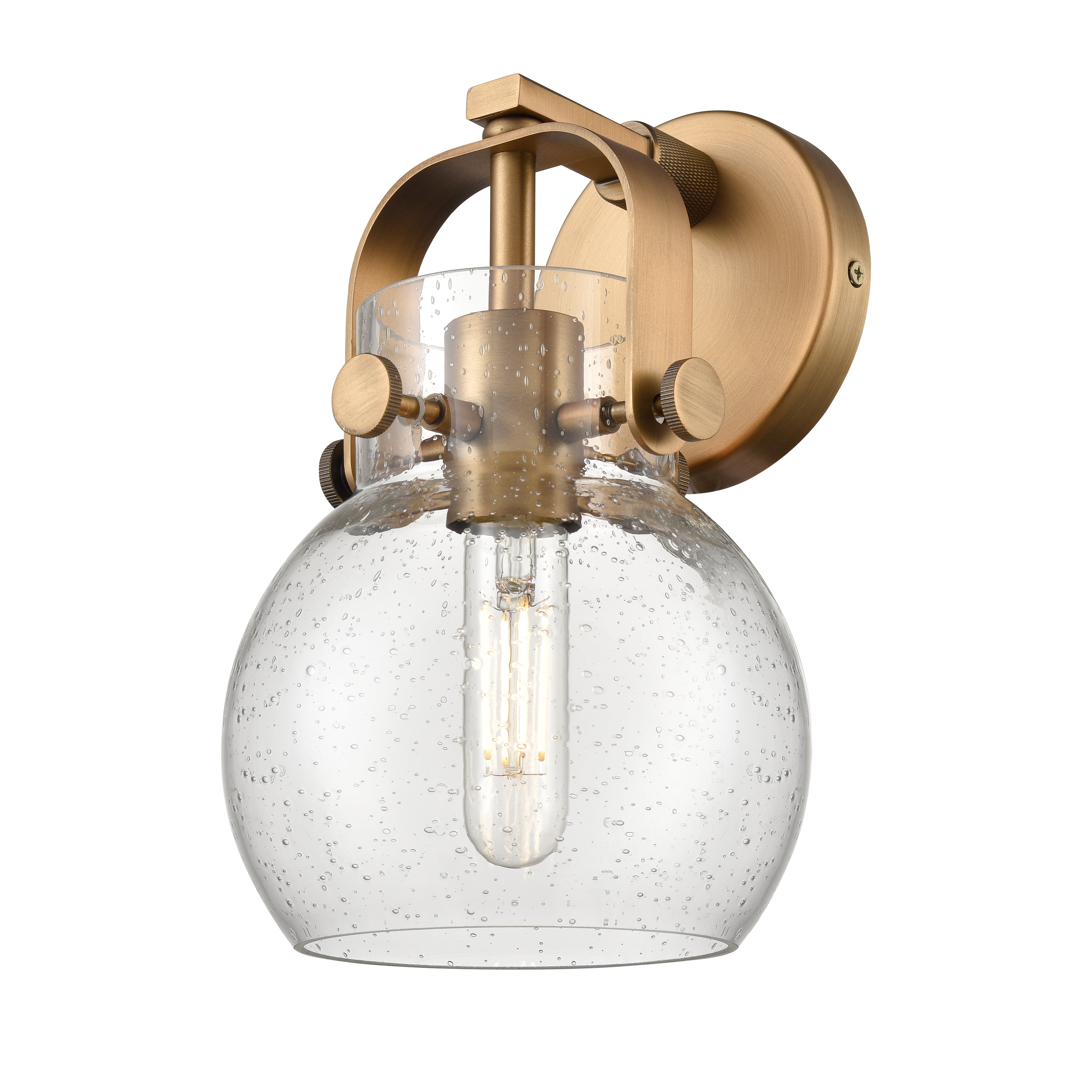 Downtown Urban Sconce Cast Brass Finish