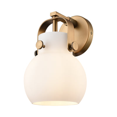 Downtown Urban Sconce Cast Brass Finish