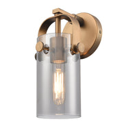 Downtown Urban Sconce Cast Brass Glass
