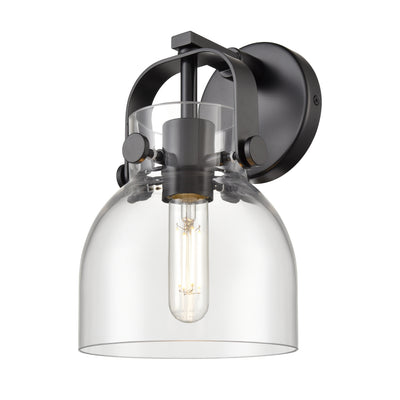 Downtown Urban Sconce Brass Glass Steel