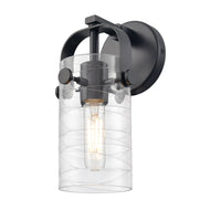 Downtown Urban Sconce Cast Brass Glass