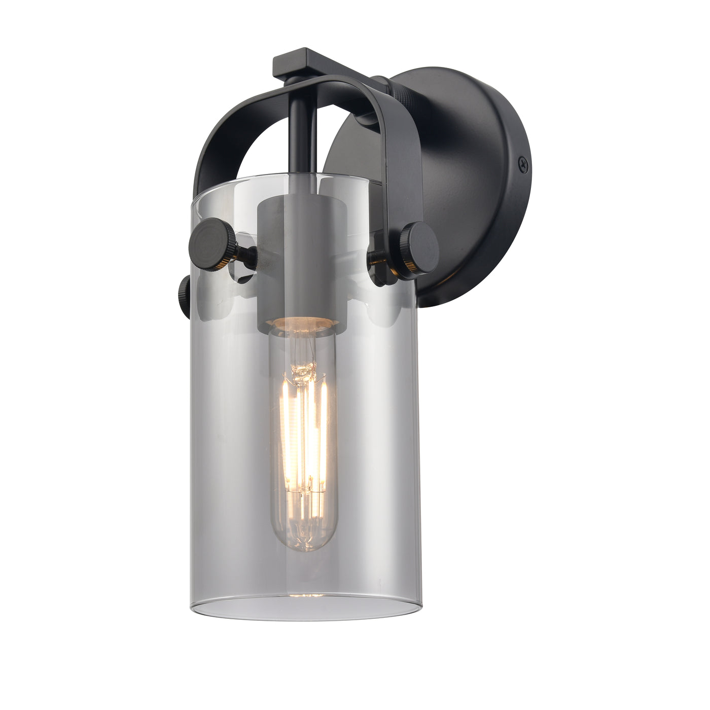Downtown Urban Sconce Cast Brass Glass