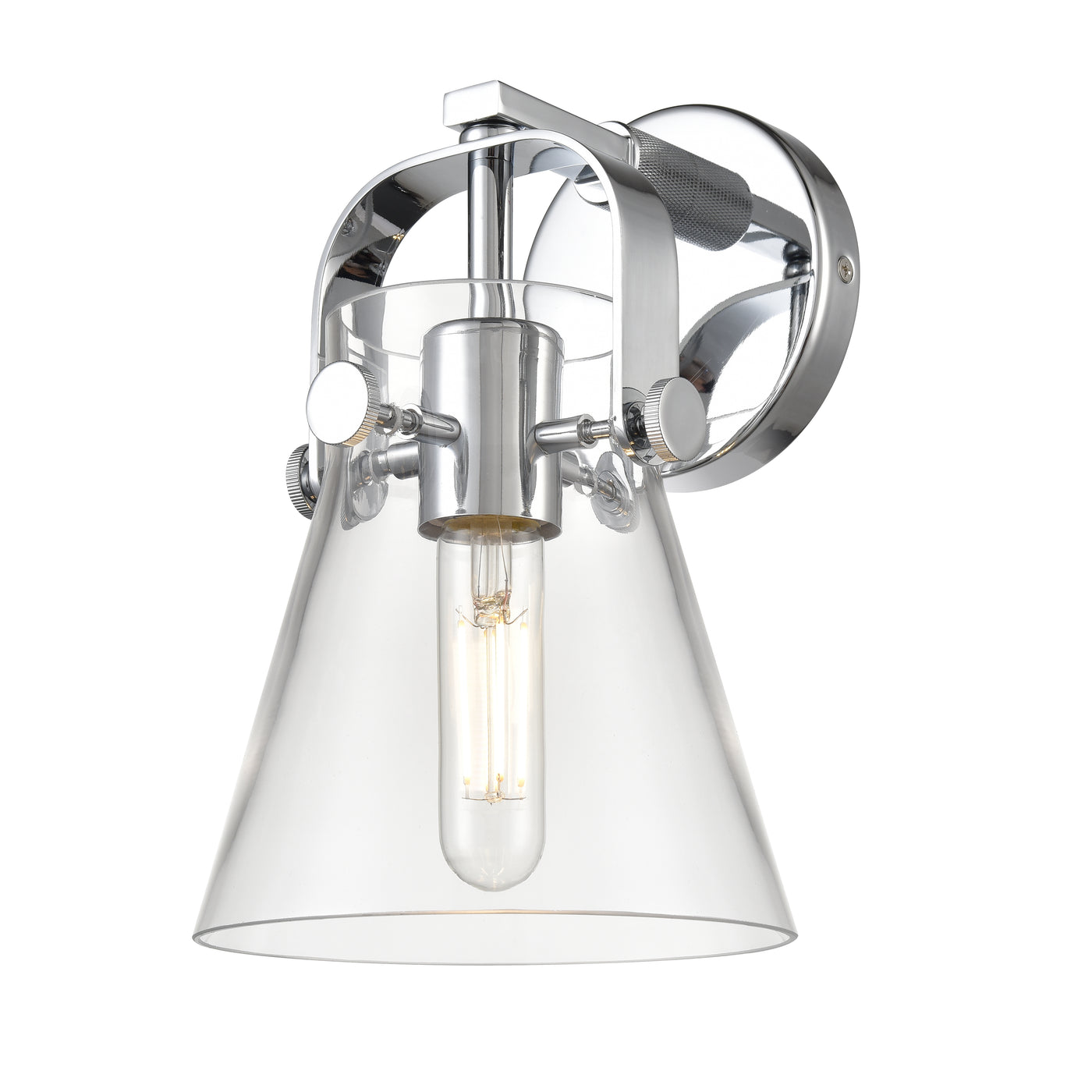 Downtown Urban Sconce Cast Brass Finish