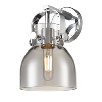 Downtown Urban Sconce Brass Glass Steel