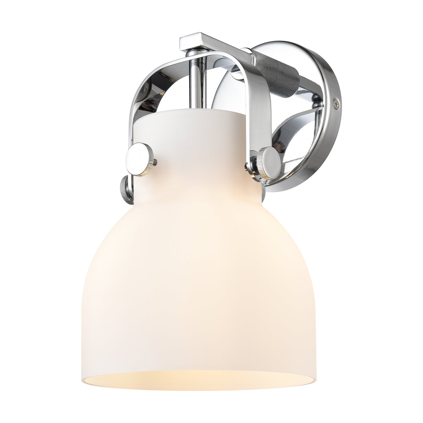 Downtown Urban Sconce Brass Glass Steel