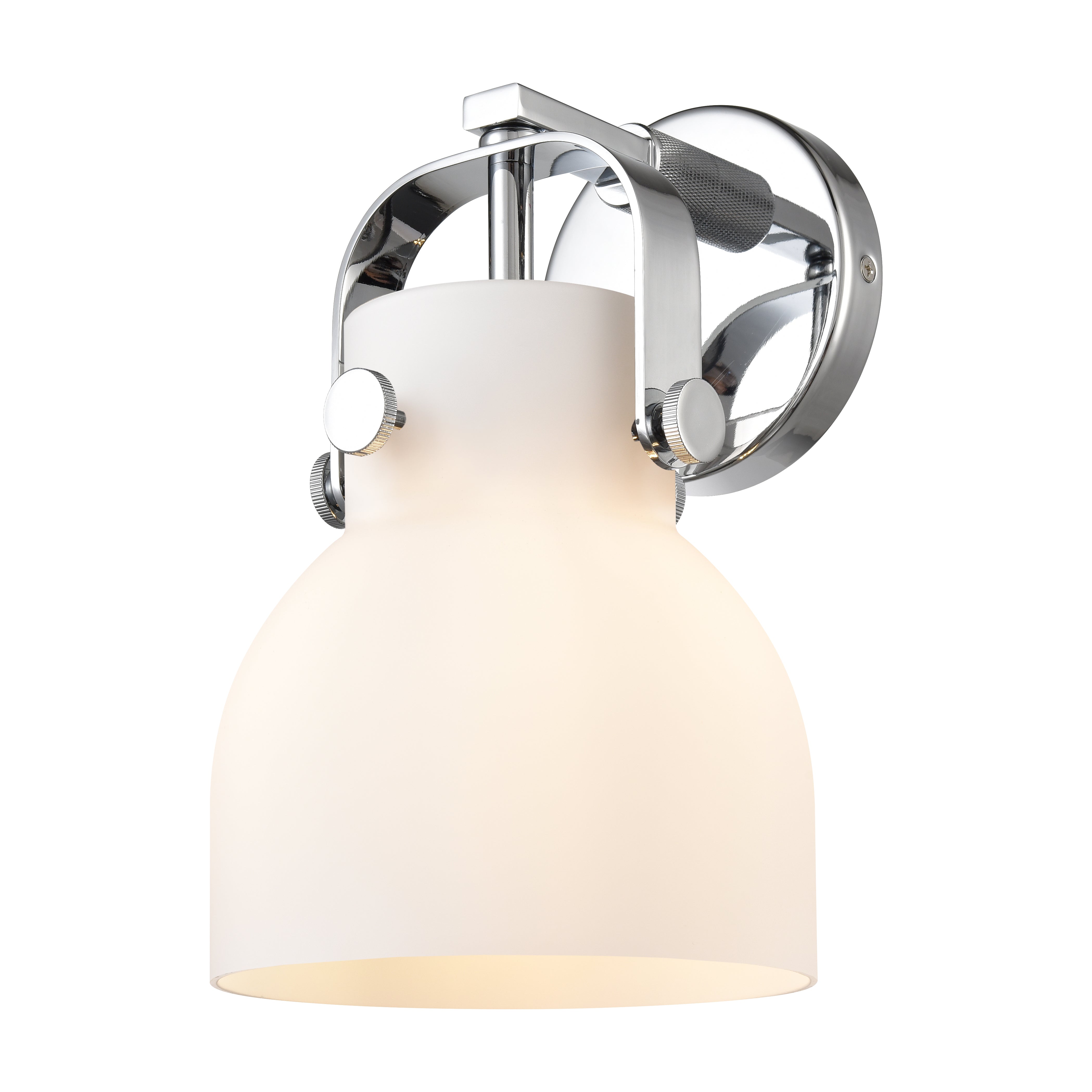 Downtown Urban Sconce Brass Glass Steel