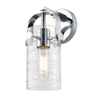 Downtown Urban Sconce Cast Brass Glass