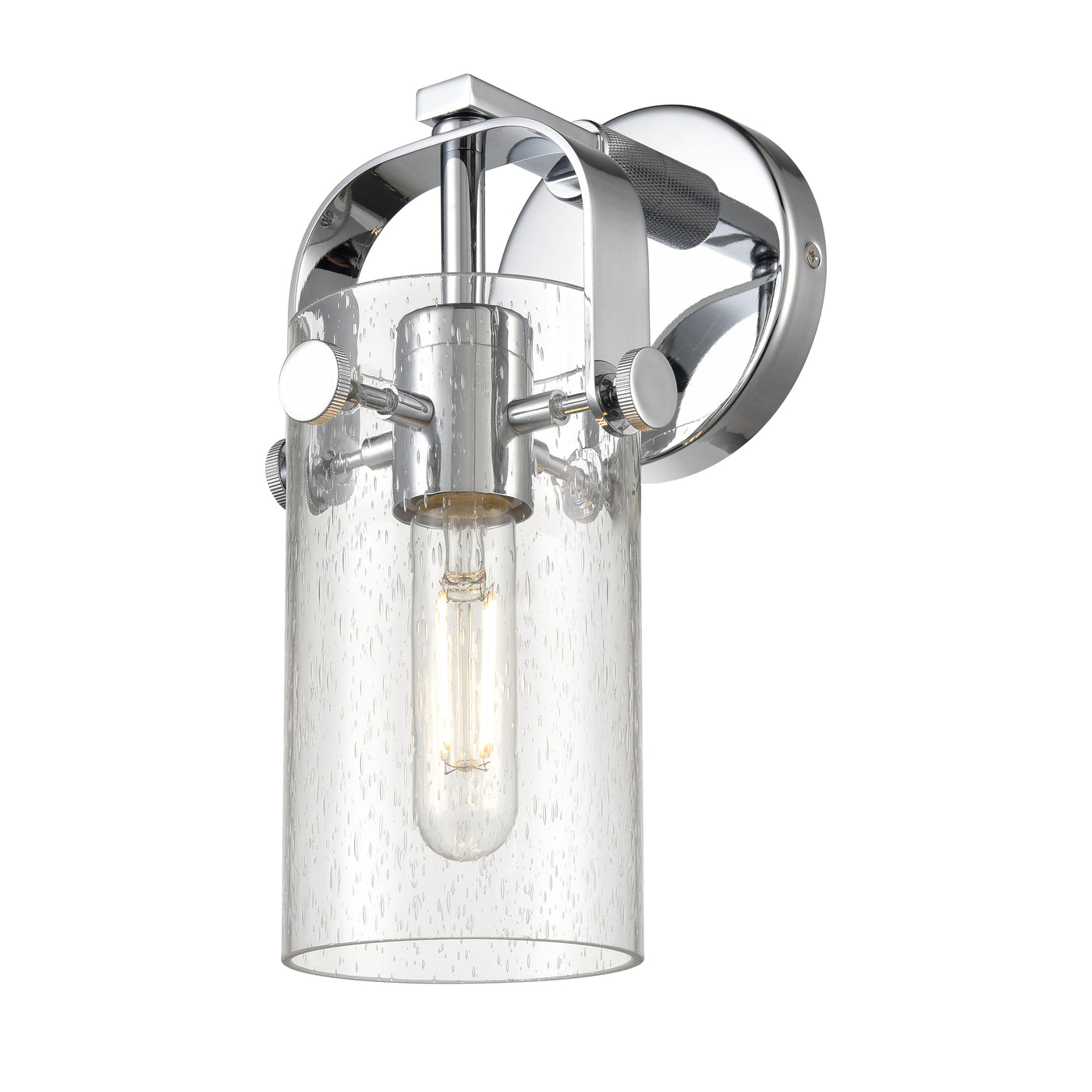 Downtown Urban Sconce Cast Brass Glass
