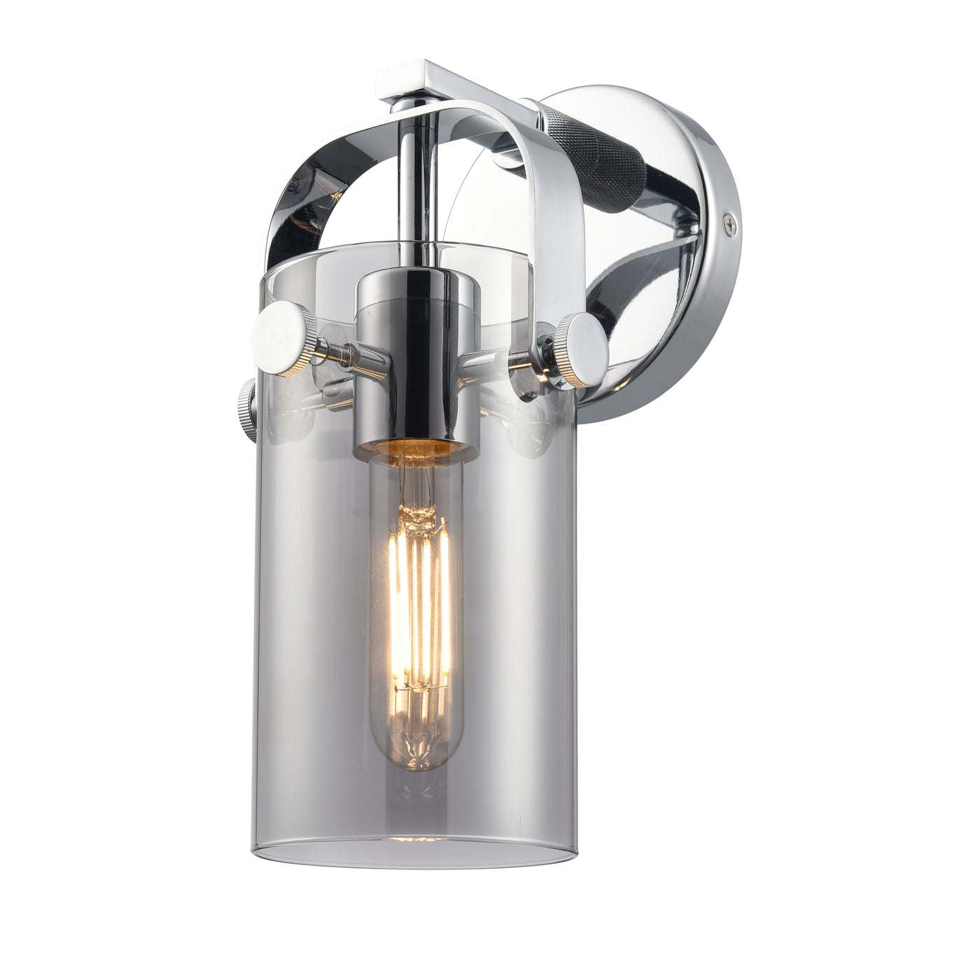 Downtown Urban Sconce Cast Brass Glass