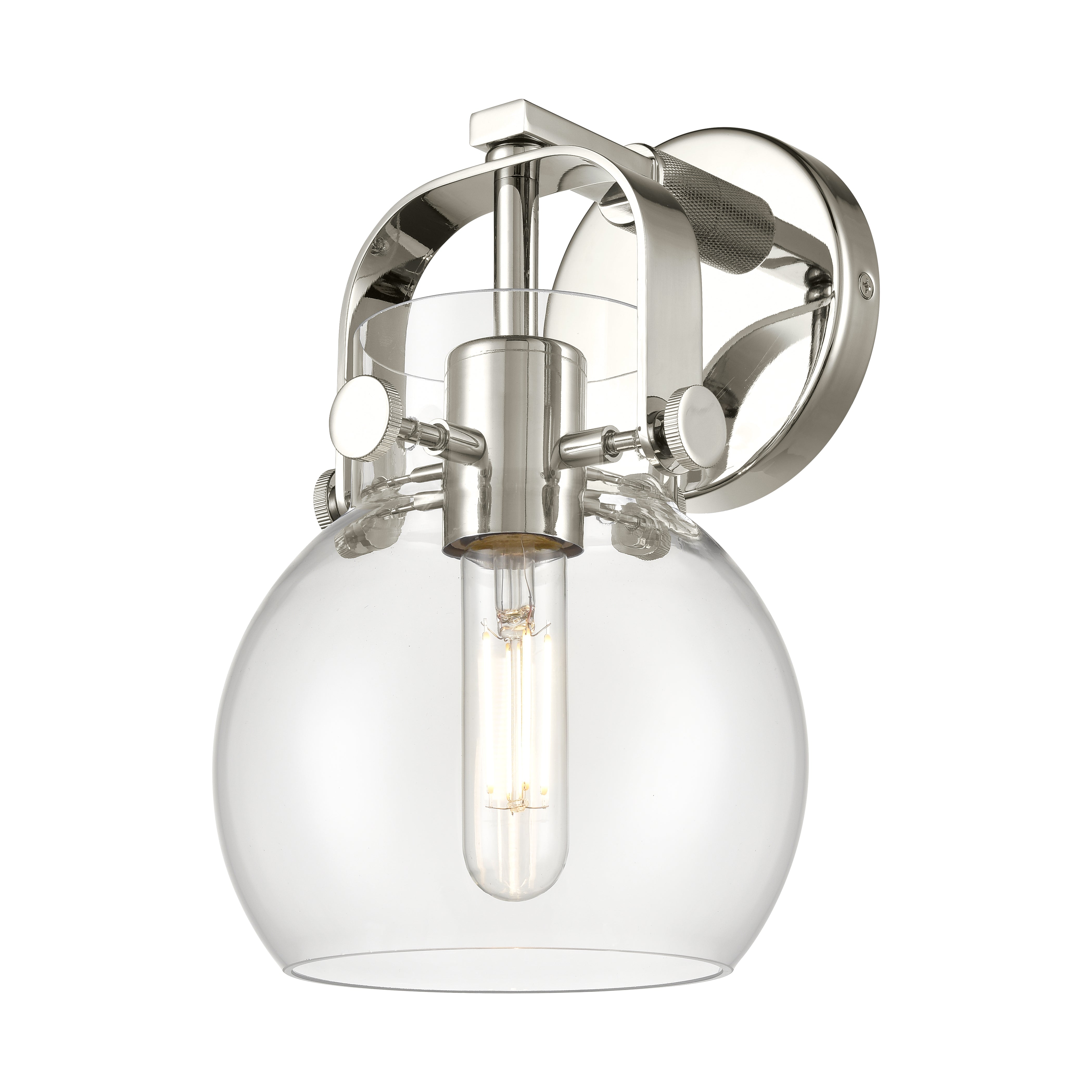 Downtown Urban Sconce Cast Brass Finish