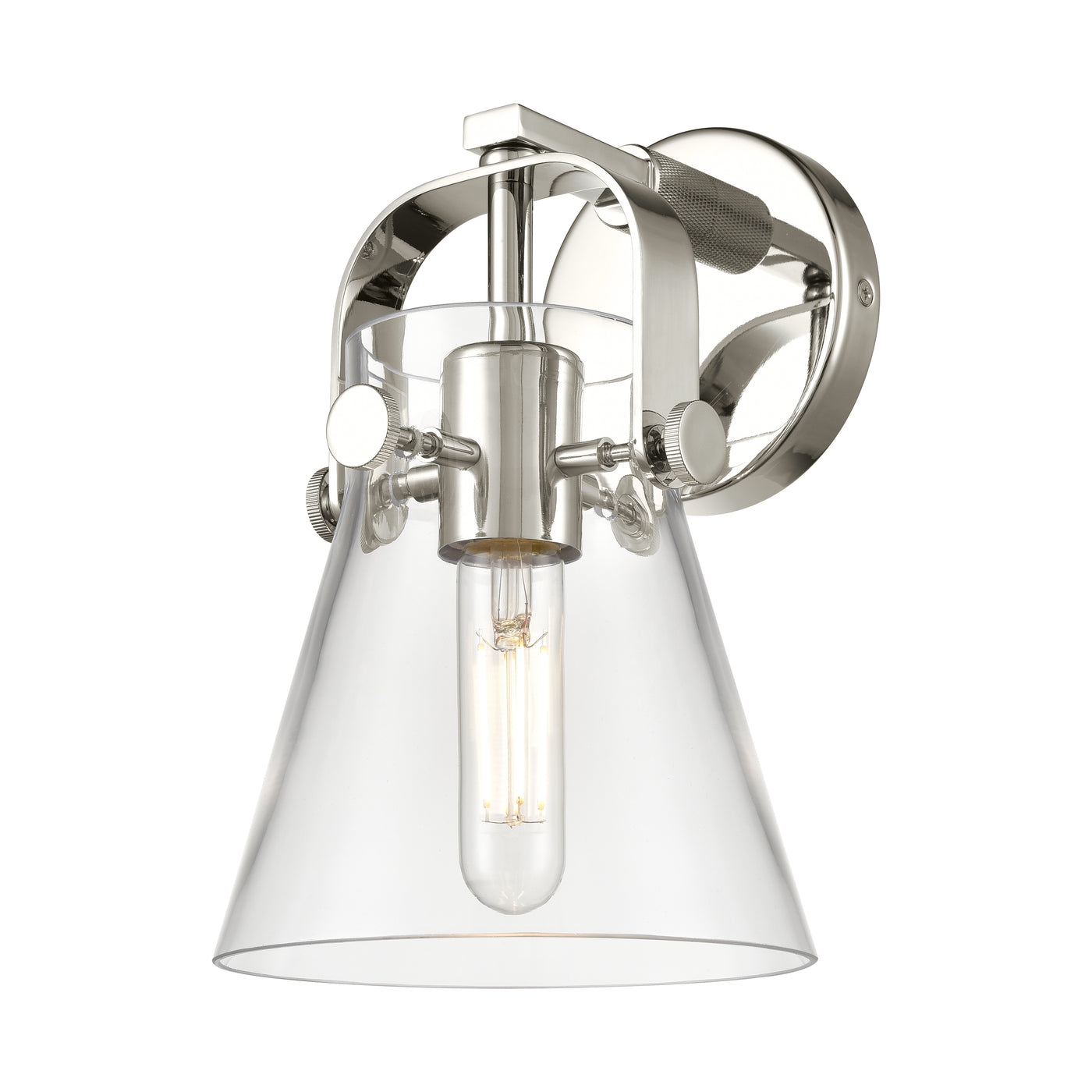 Downtown Urban Sconce Cast Brass Finish