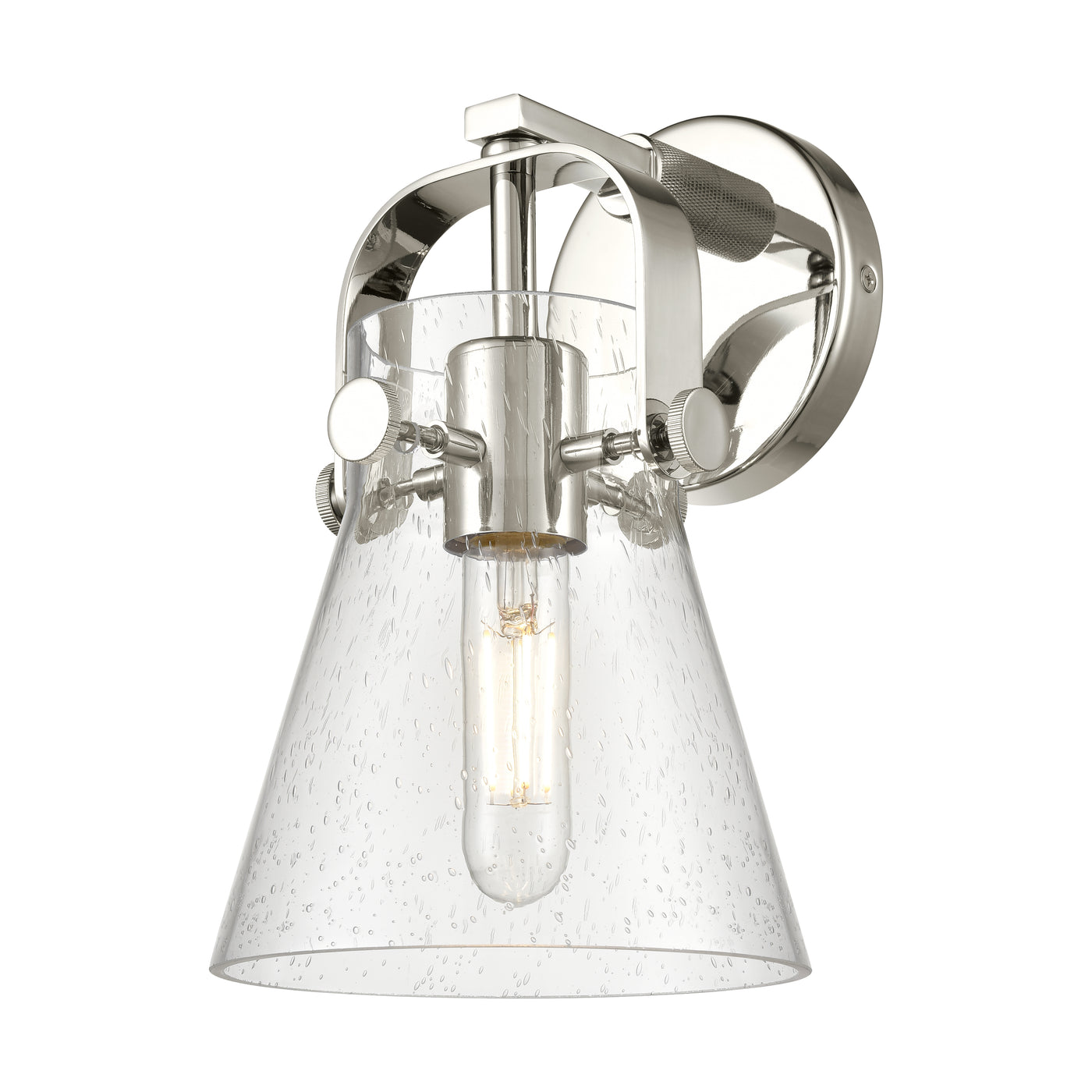 Downtown Urban Sconce Cast Brass Finish