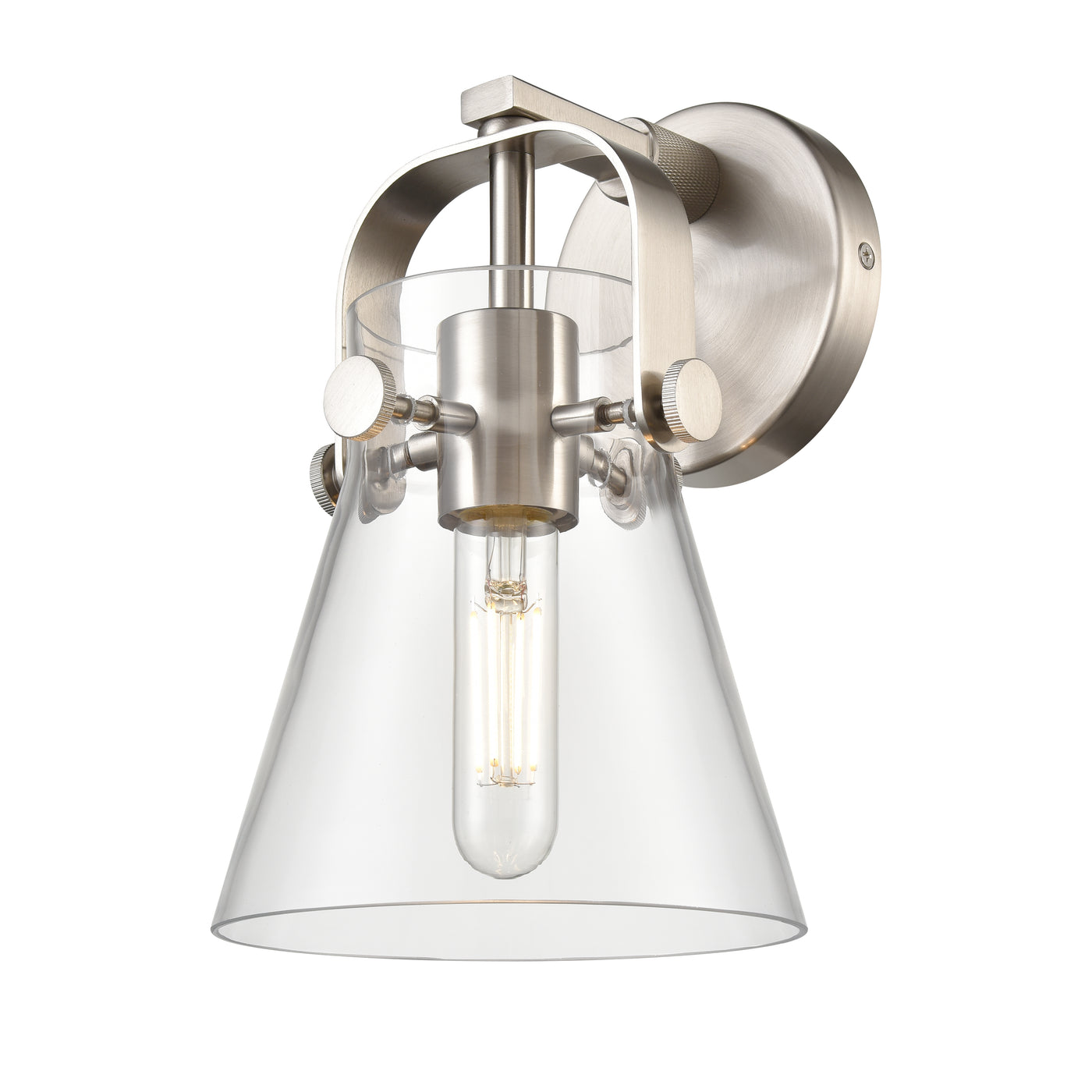 Downtown Urban Sconce Cast Brass Finish