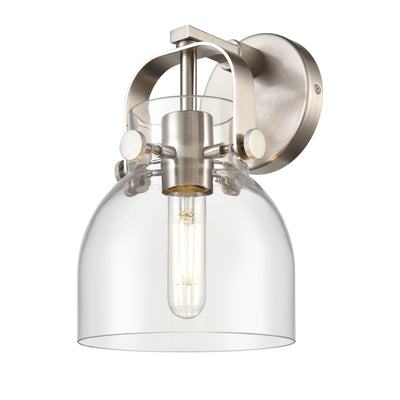 Downtown Urban Sconce Brass Glass Steel