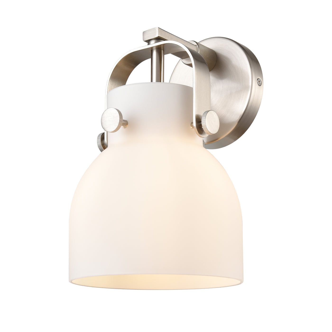 Downtown Urban Sconce Brass Glass Steel