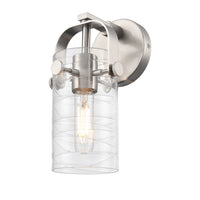 Downtown Urban Sconce Cast Brass Glass