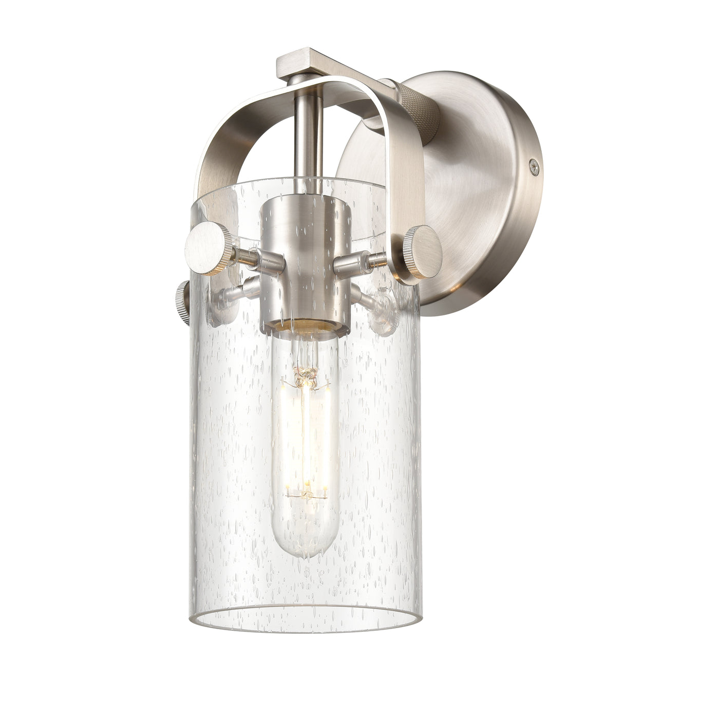 Downtown Urban Sconce Cast Brass Glass