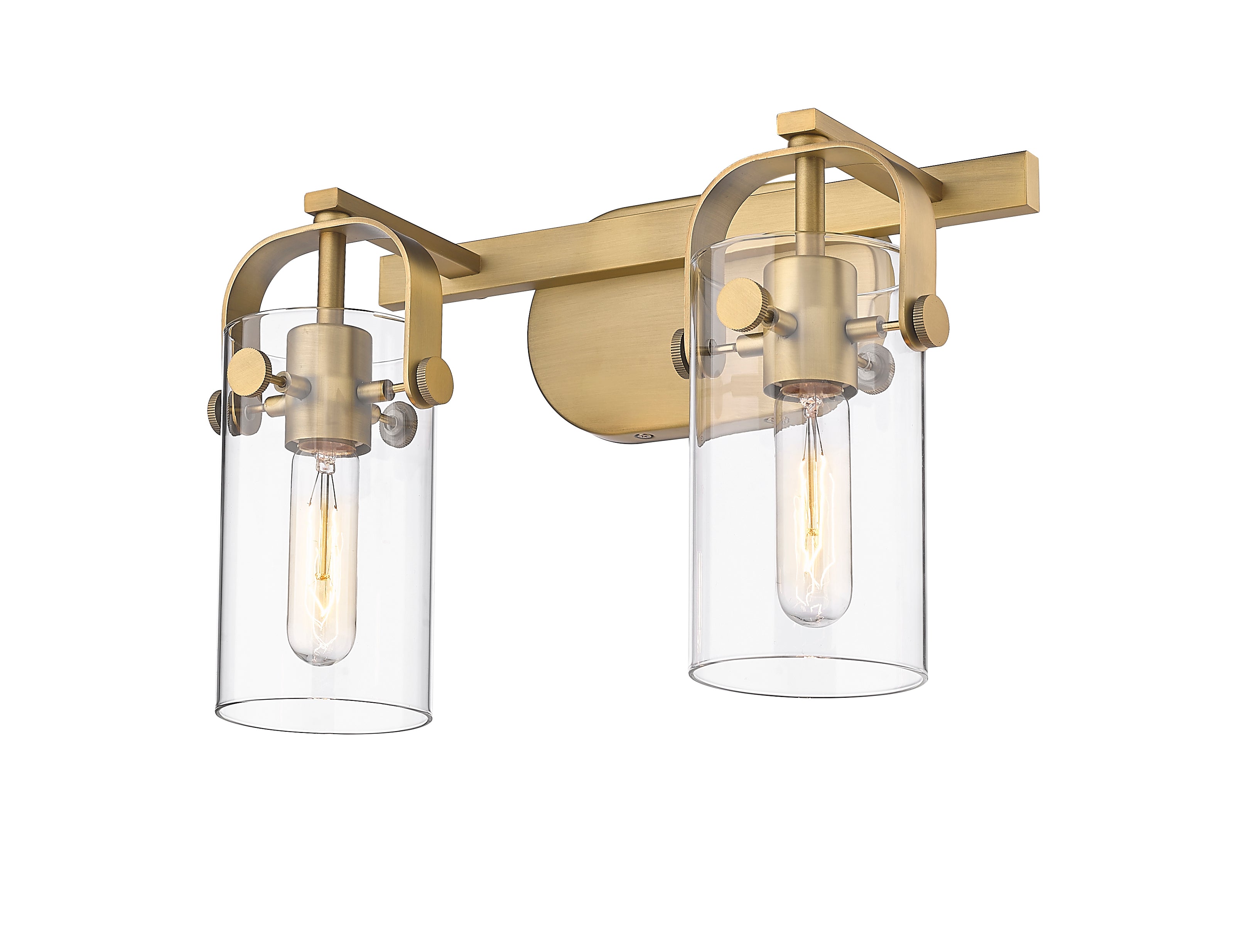 Downtown Urban Sconce Cast Brass Glass