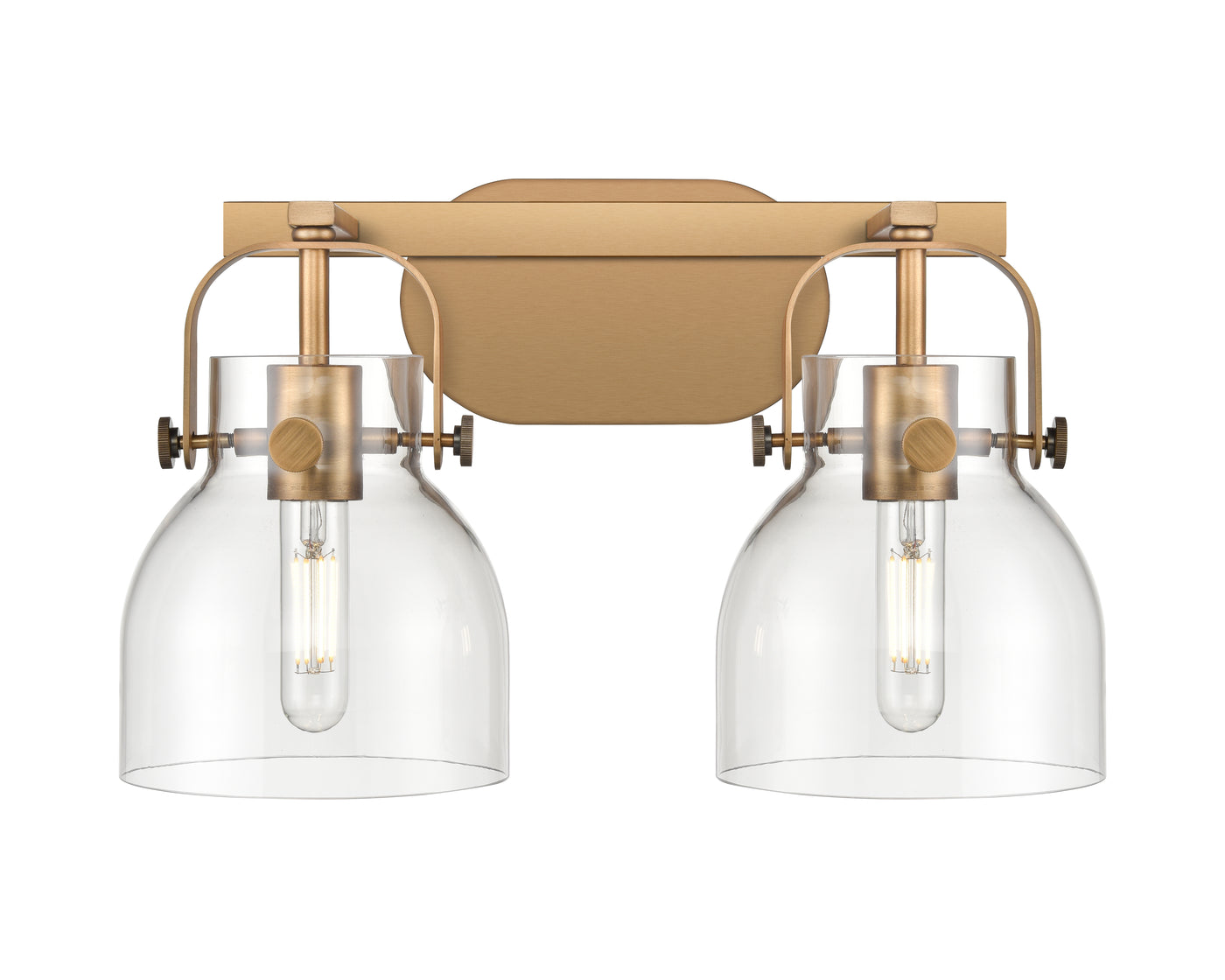 Downtown Urban Bath Vanity Light Cast Brass