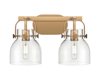 Downtown Urban Bath Vanity Light Cast Brass