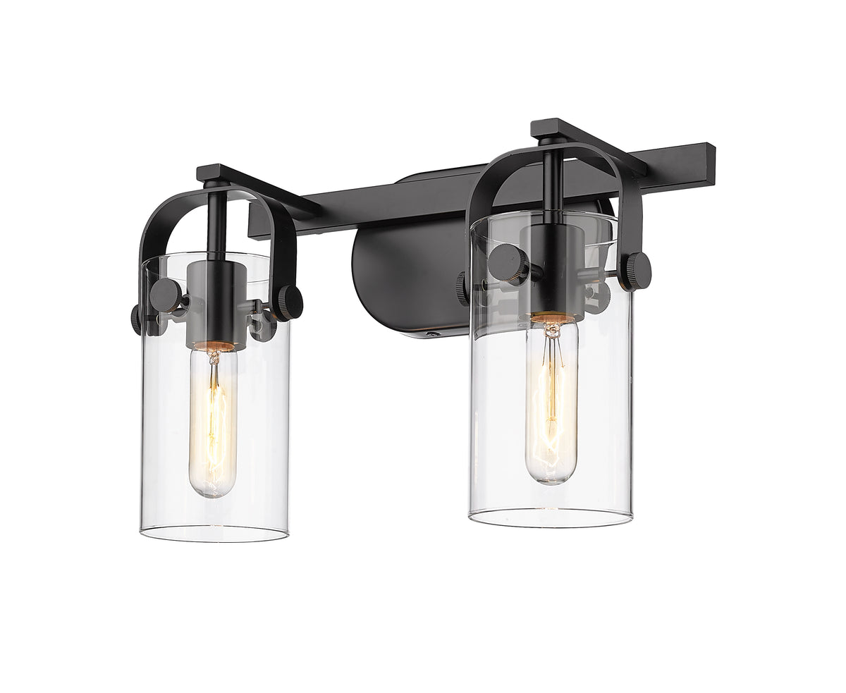 Pilaster 15-Inch 2-Light Bath Vanity Light with LED Bulbs