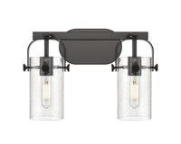 Downtown Urban Bath Vanity Light Brass Glass