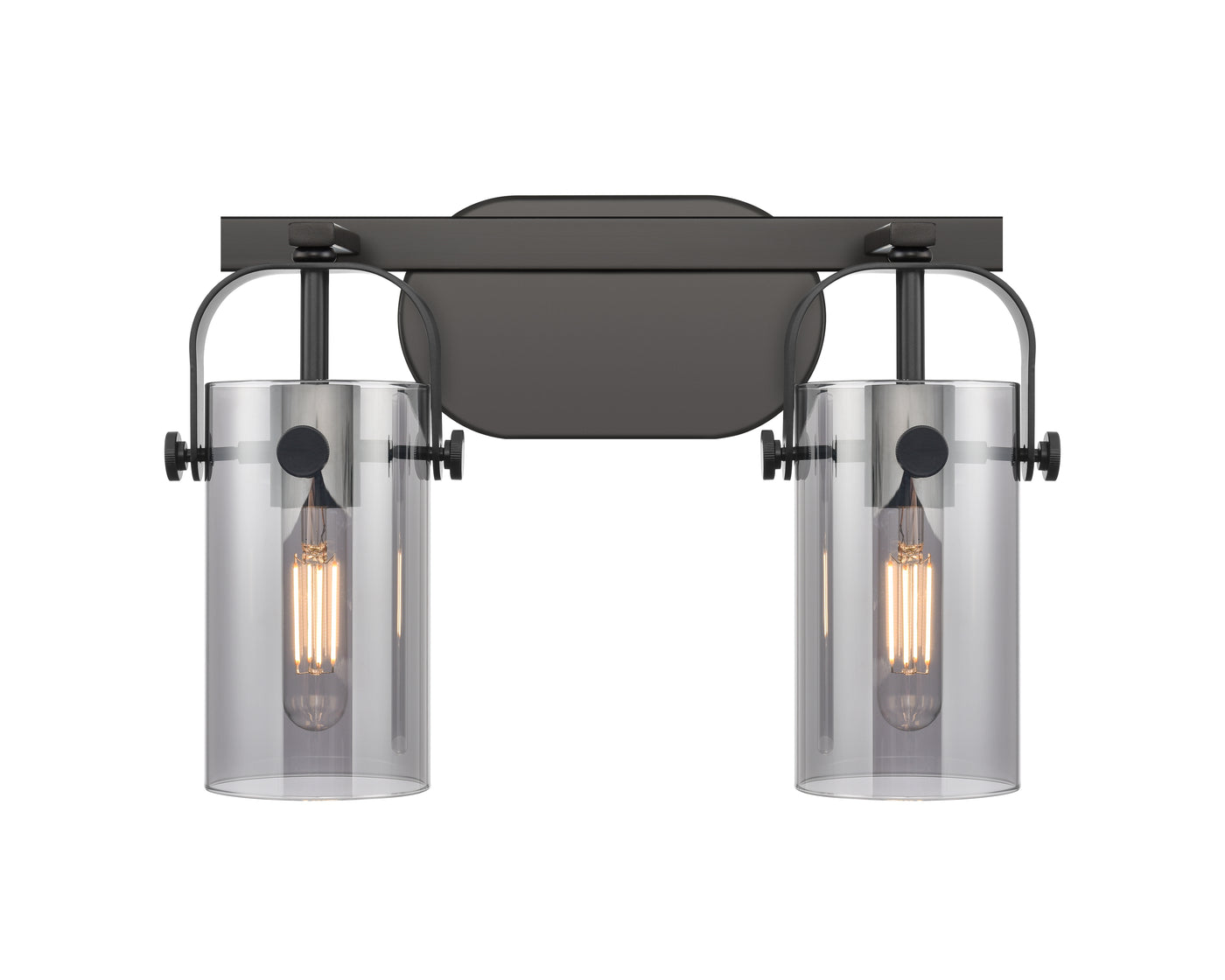 Downtown Urban Bath Vanity Light Brass Glass