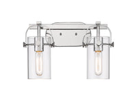 Downtown Urban Bath Vanity Light Brass Glass