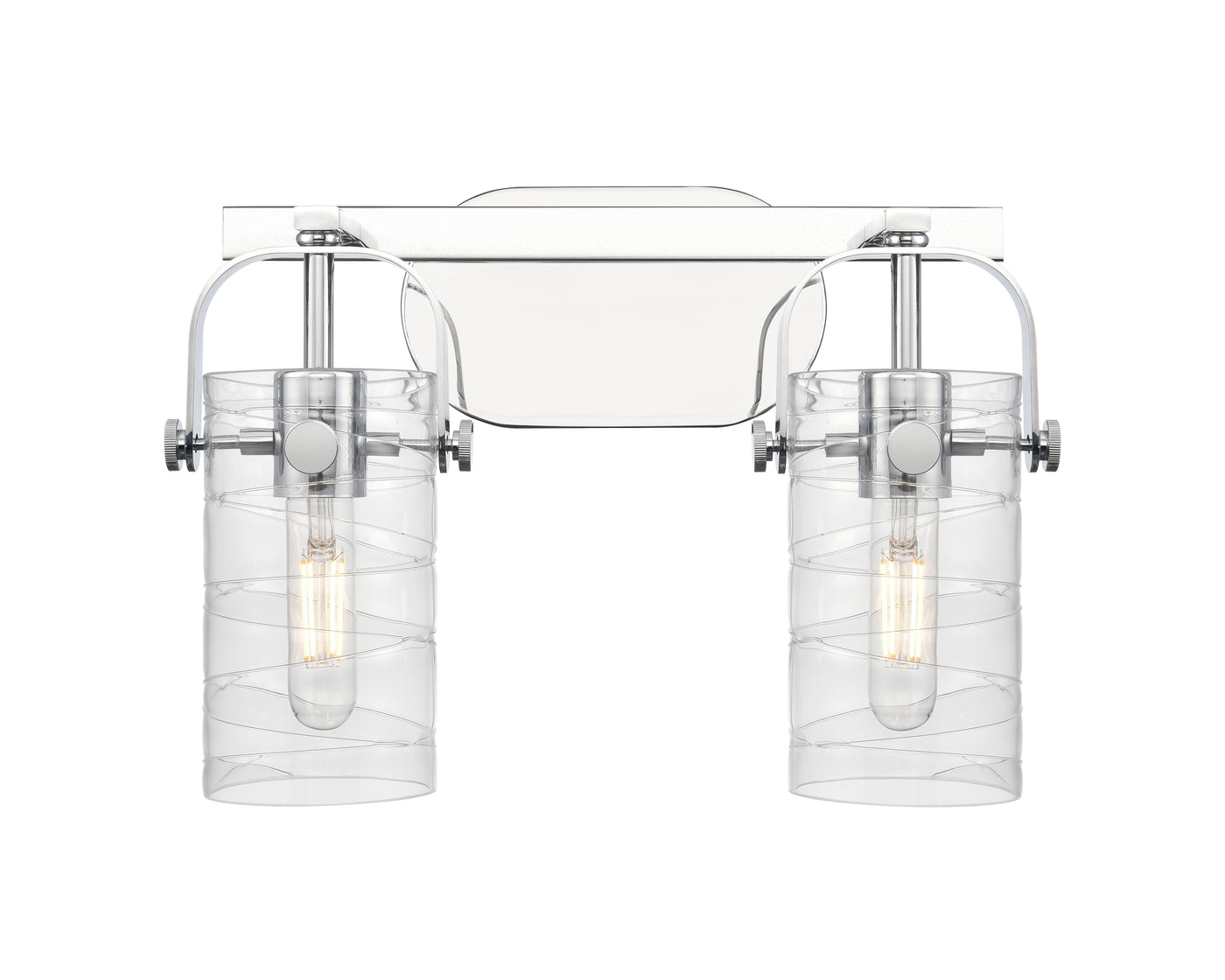 Downtown Urban Bath Vanity Light Brass Glass