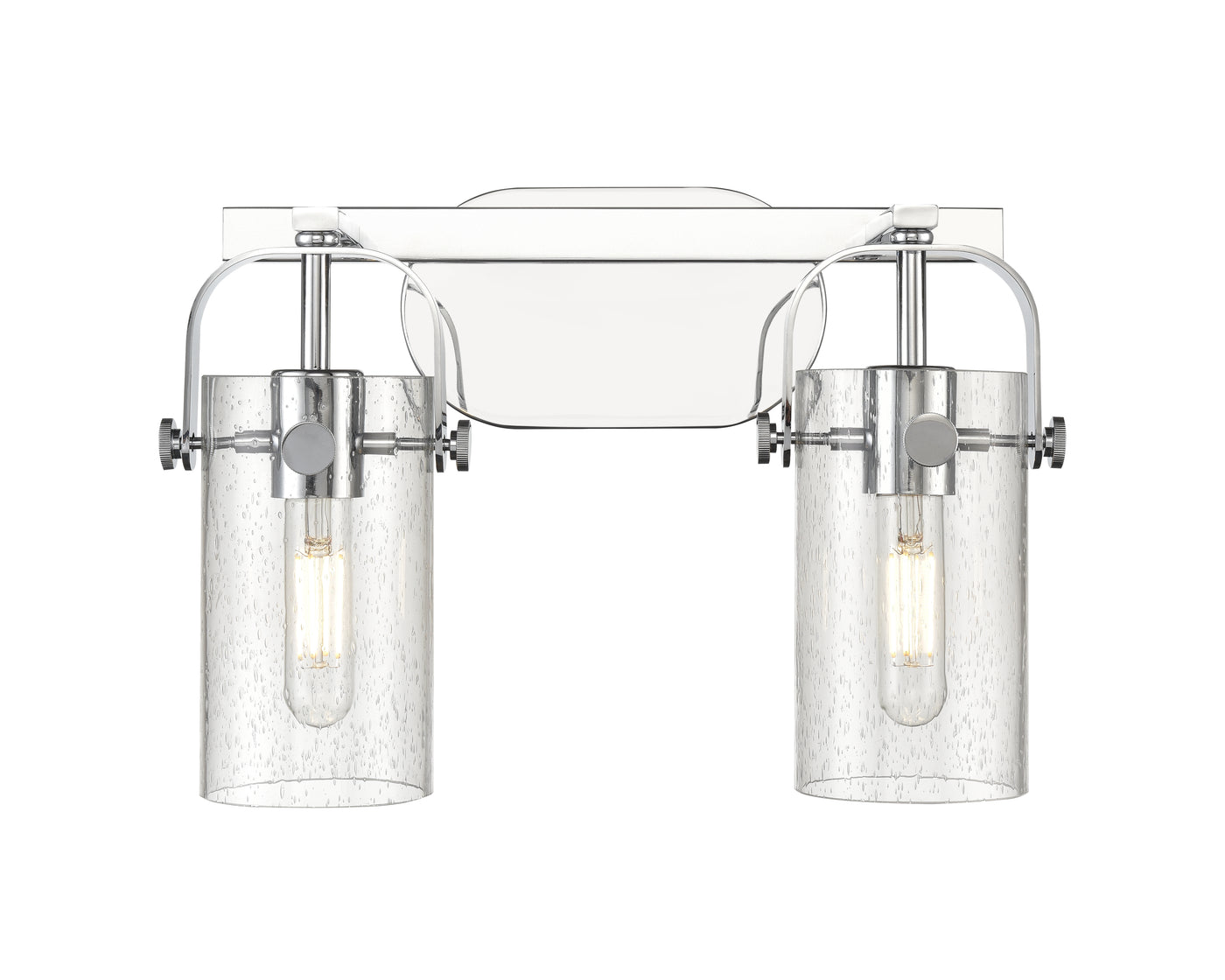 Downtown Urban Bath Vanity Light Brass Glass