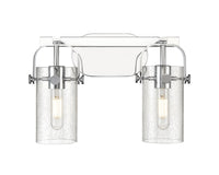 Downtown Urban Bath Vanity Light Brass Glass