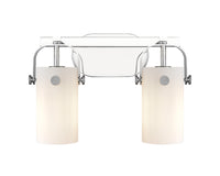 Downtown Urban Bath Vanity Light Brass Glass