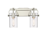 Downtown Urban Bath Vanity Light Brass Glass