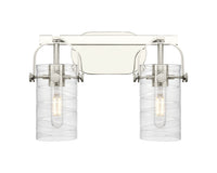 Downtown Urban Bath Vanity Light Brass Glass