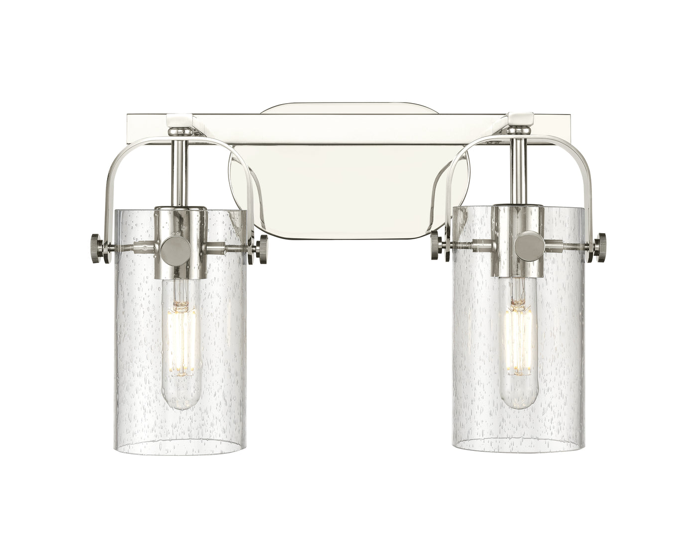 Downtown Urban Bath Vanity Light Brass Glass
