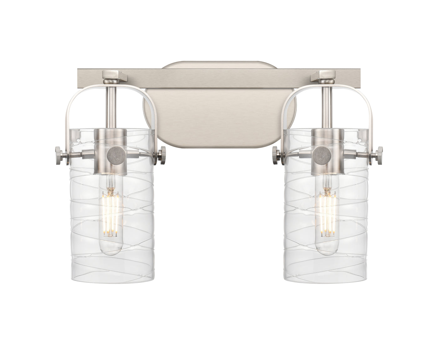 Downtown Urban Bath Vanity Light Brass Glass