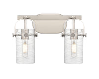 Downtown Urban Bath Vanity Light Brass Glass