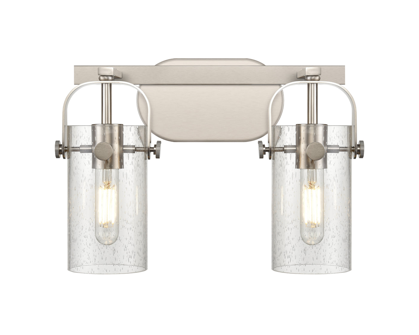 Downtown Urban Bath Vanity Light Brass Glass