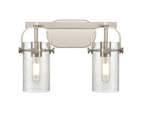 Downtown Urban Bath Vanity Light Brass Glass