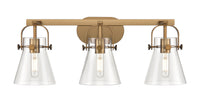 Downtown Urban Bath Vanity Steel Brass Light
