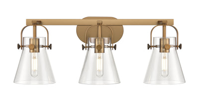 Downtown Urban Bath Vanity Steel Brass Light