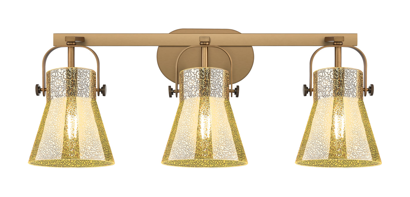 Downtown Urban Bath Vanity Steel Brass Light