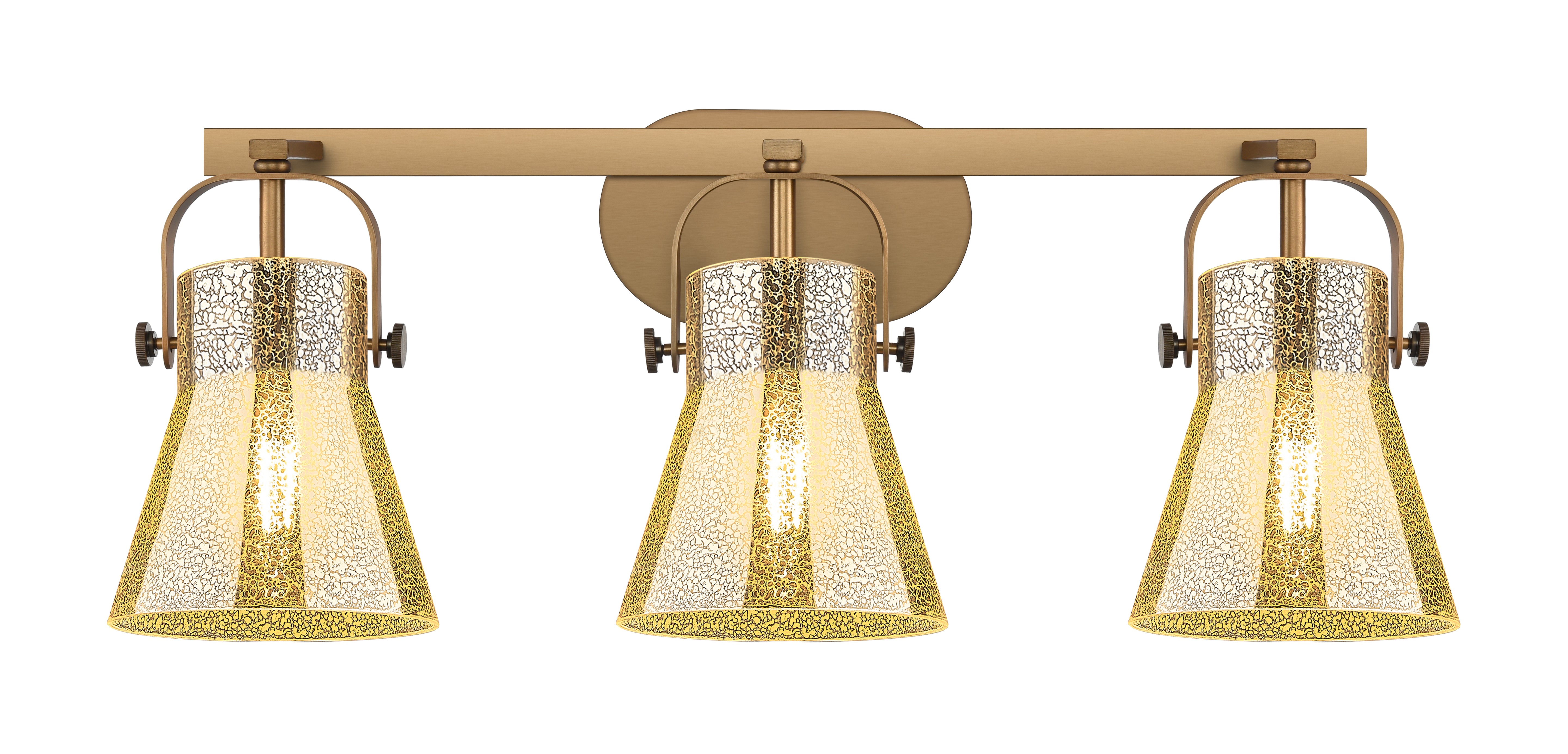 Downtown Urban Bath Vanity Steel Brass Light