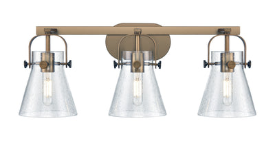 Downtown Urban Bath Vanity Steel Brass Light